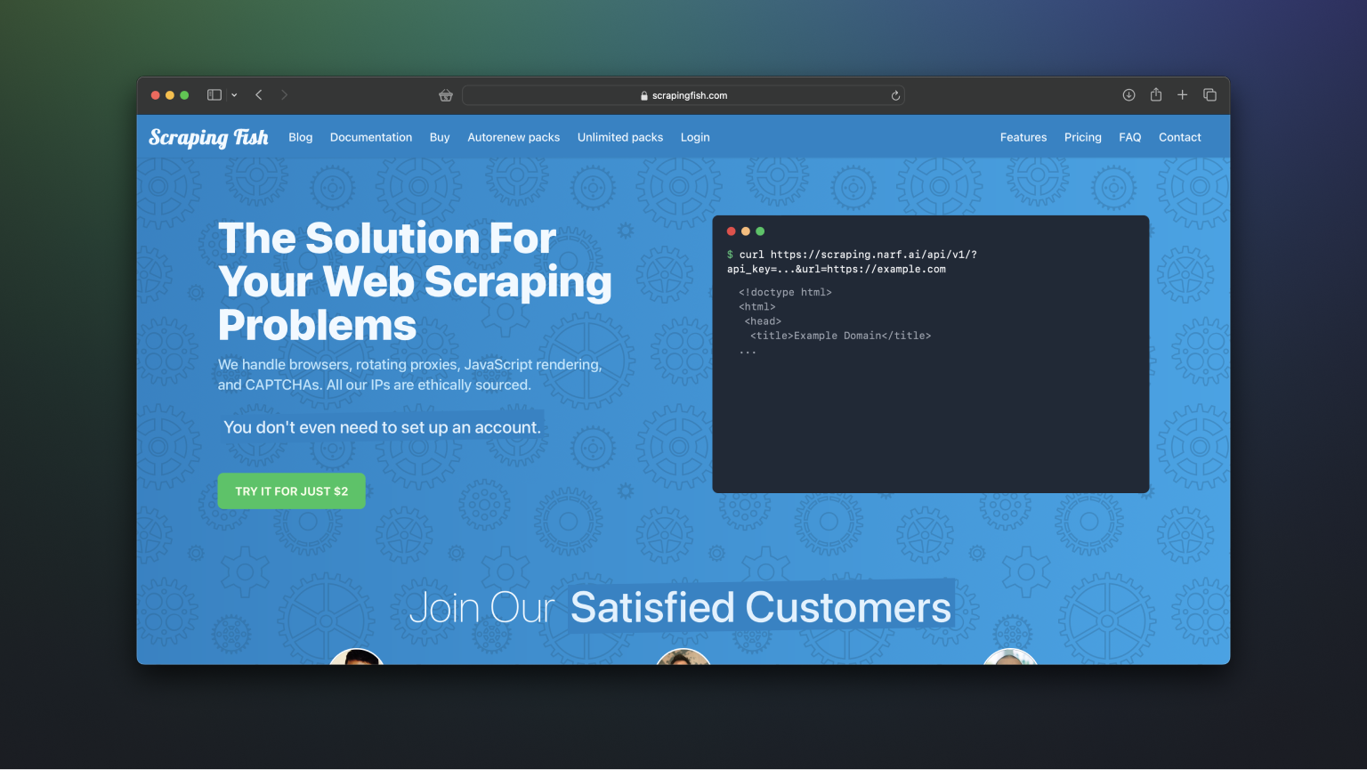 ScrapingFish - ScrapingBee alternative