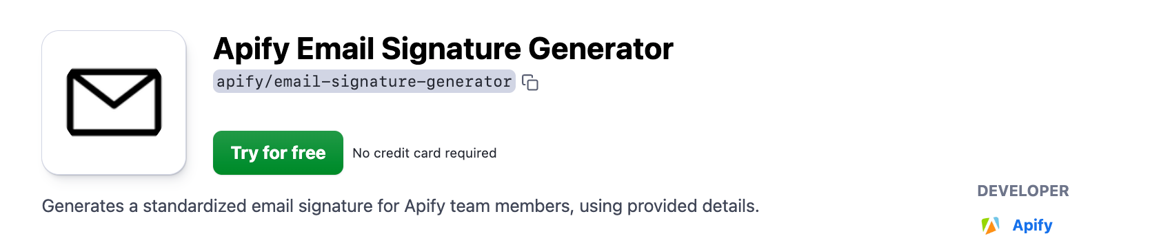 Email Signature Generator