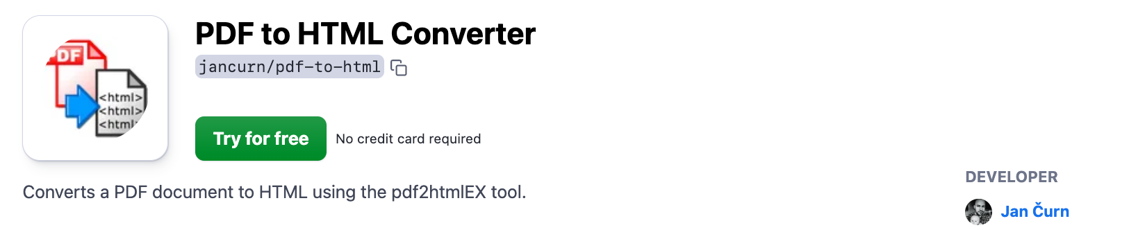PDF to HTML Converter