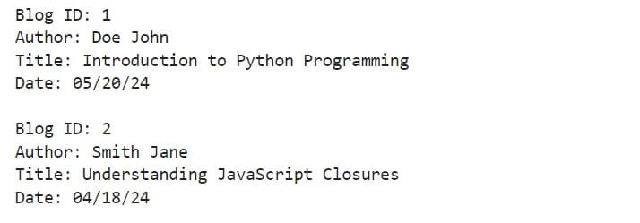 Open XML file for parsing with open blogs.xml