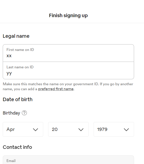 Fill in your information to get access to Airbnb API