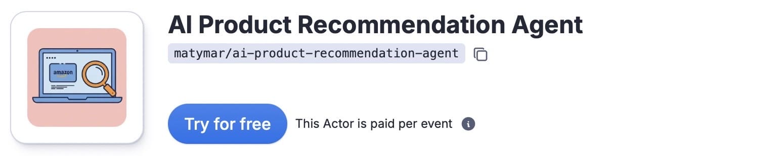 AI Product Recommendation Agent