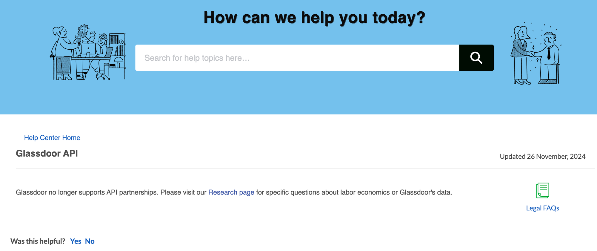 Glassdoor API Help Center