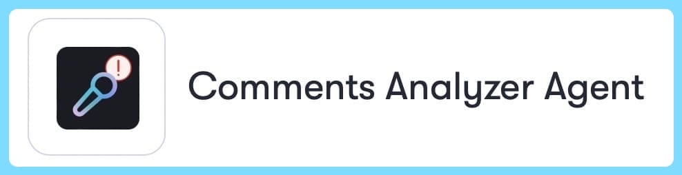 Comments Analyzer Agent