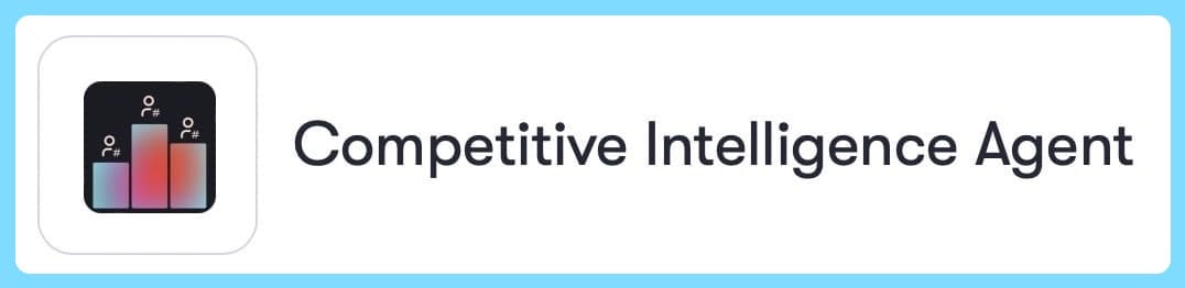 Competitive Intelligence Agent