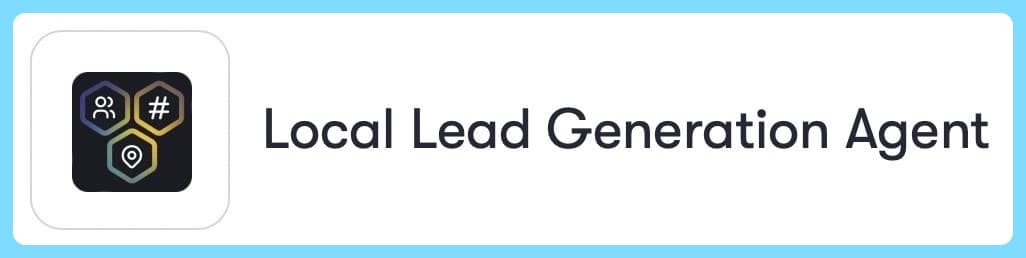 Local Lead Generation Agent
