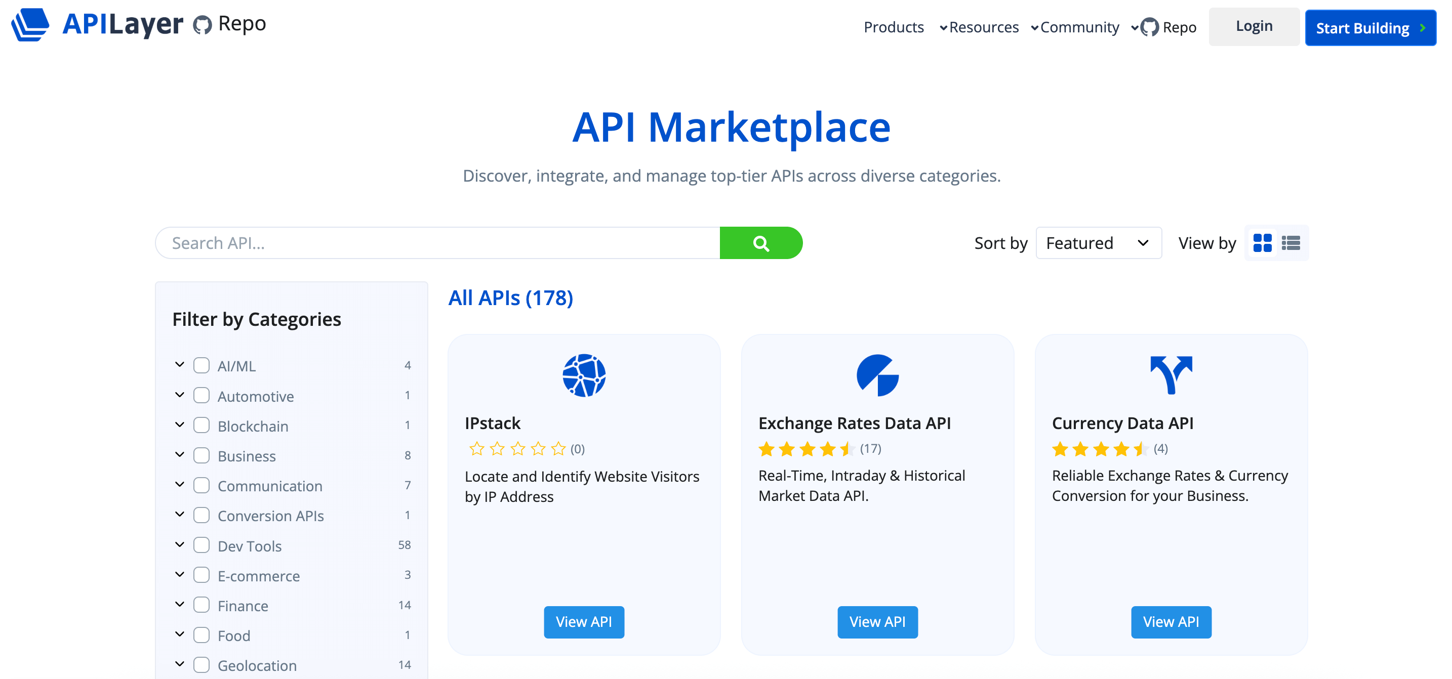 APILayer API Marketplace
