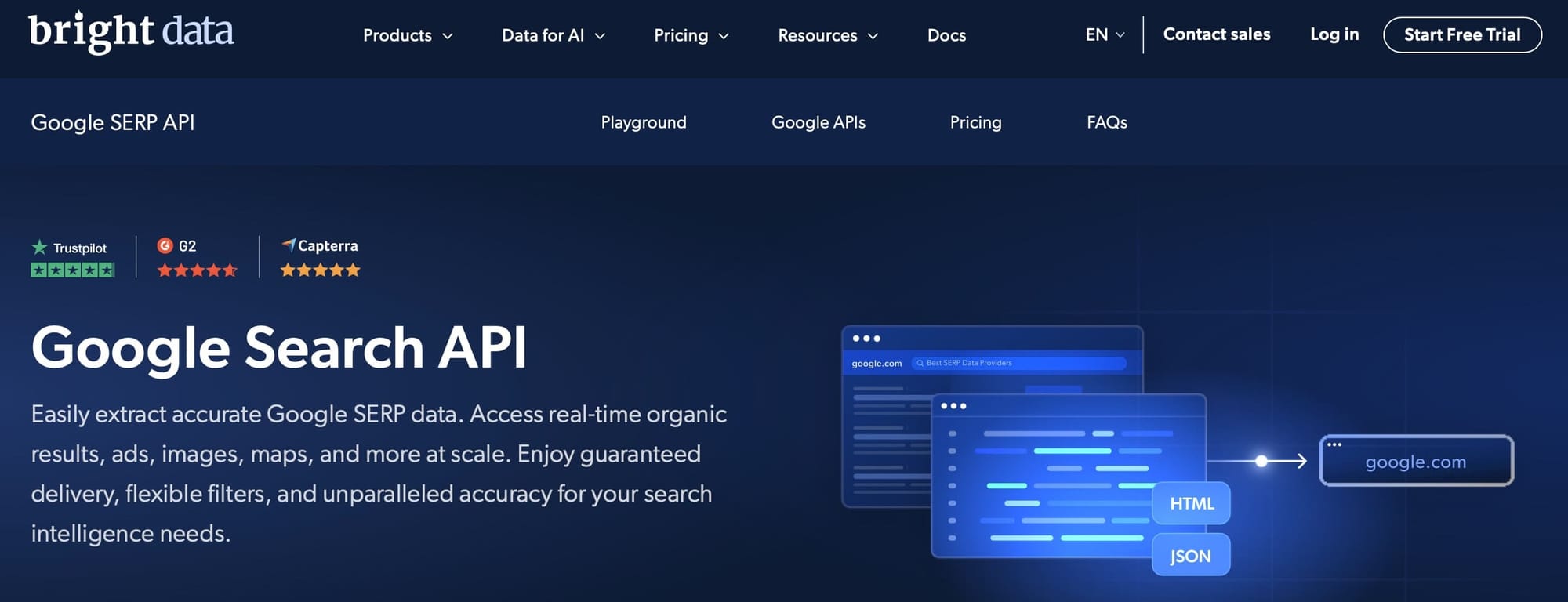 Bright Data's Google Search API