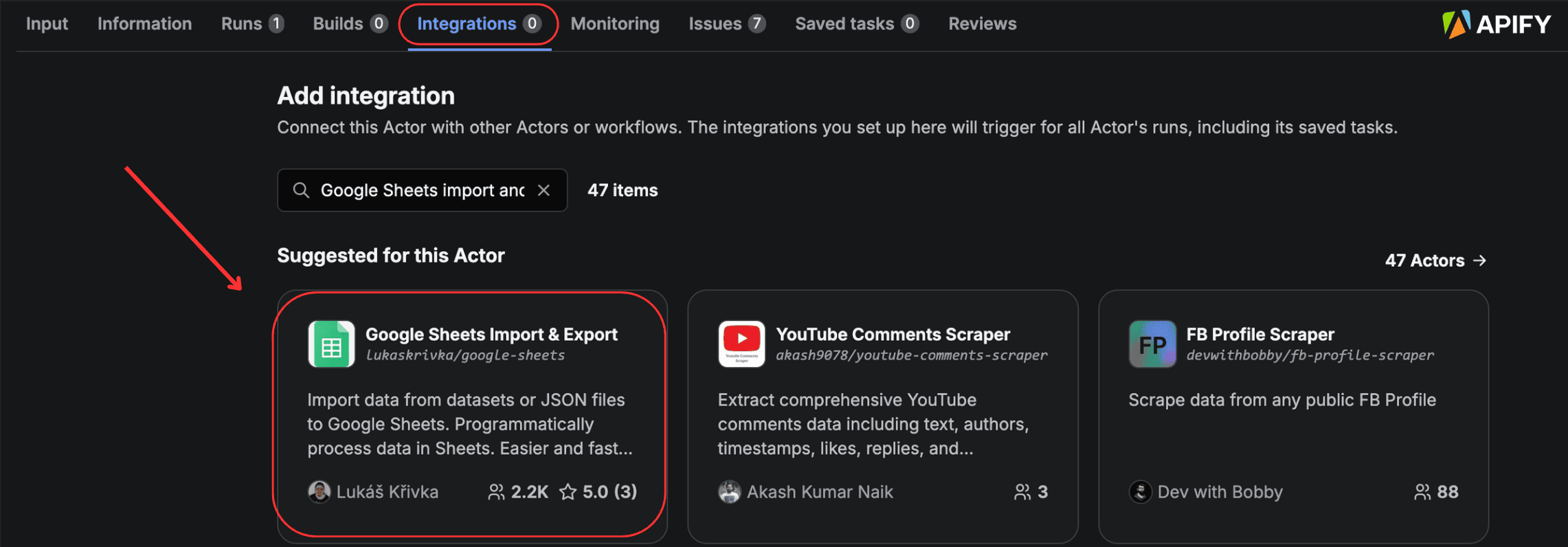 Integrate TikTok micro-influencer data with Google Sheets