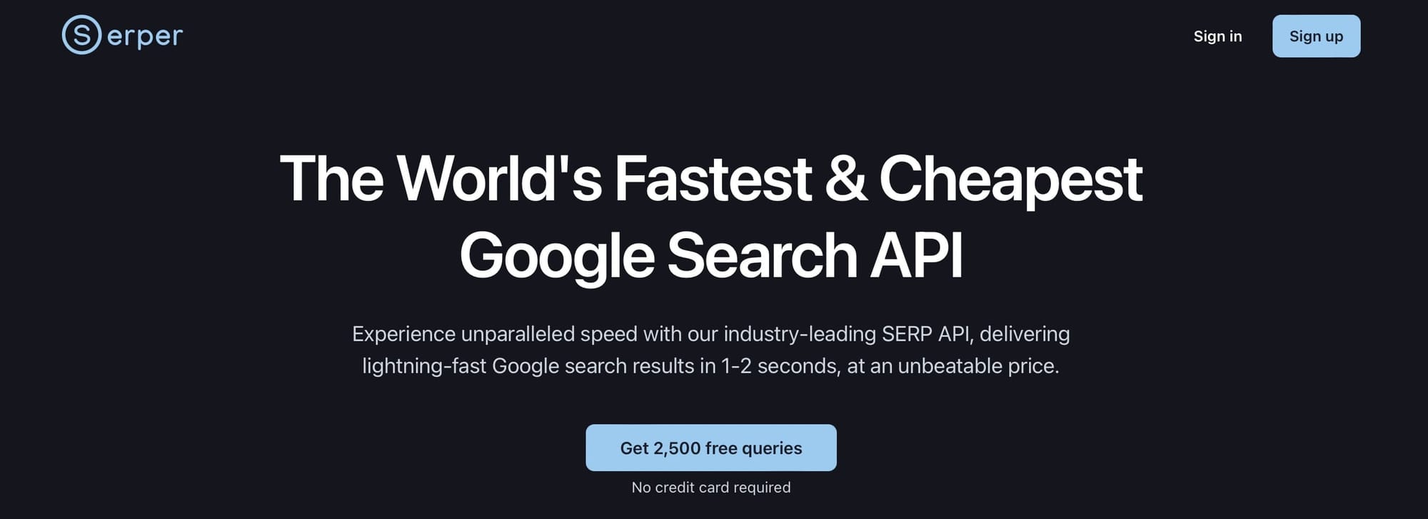 Serper - Google Search API
