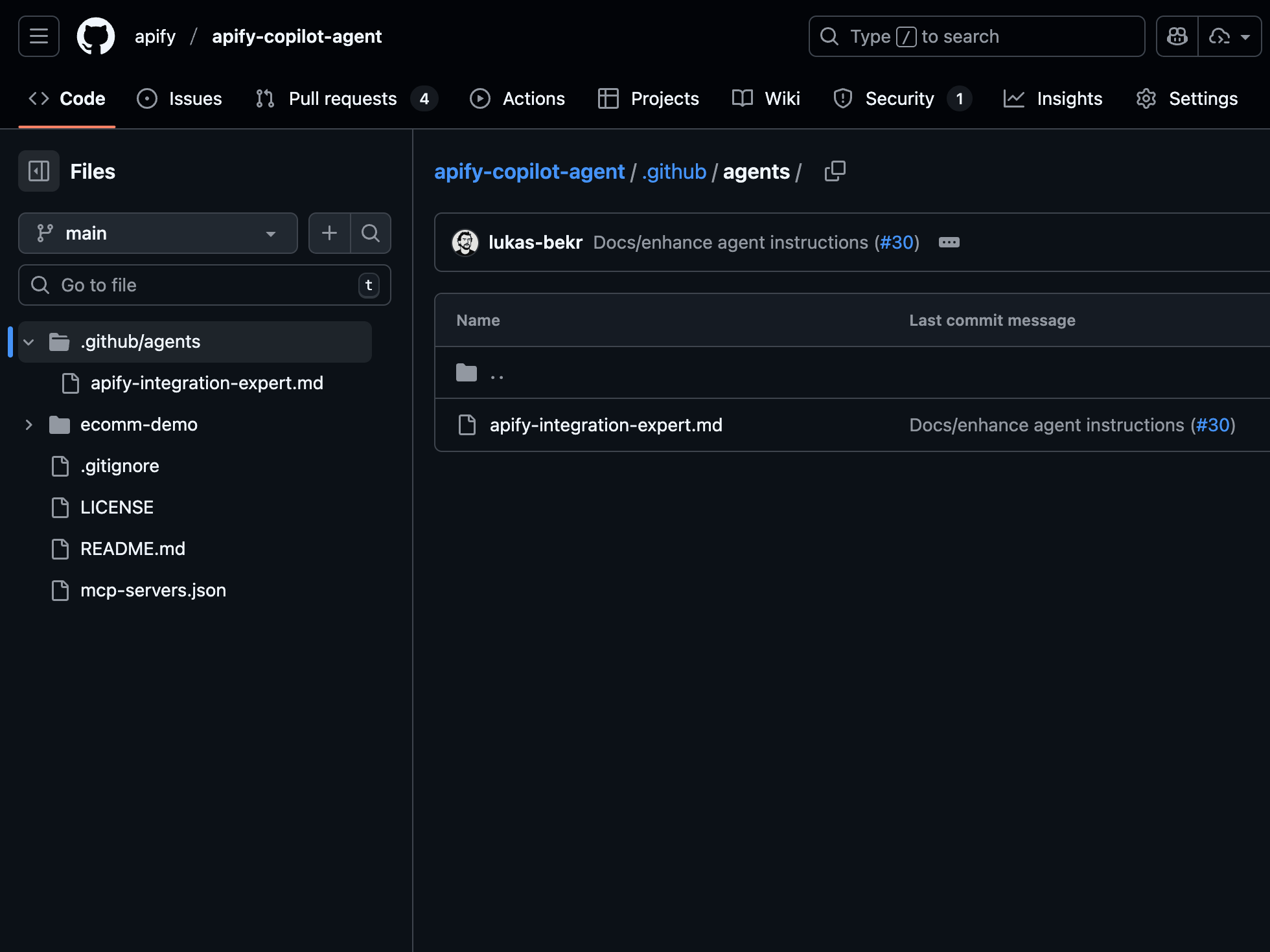 GitHub Copilot agent - Apify integration expert