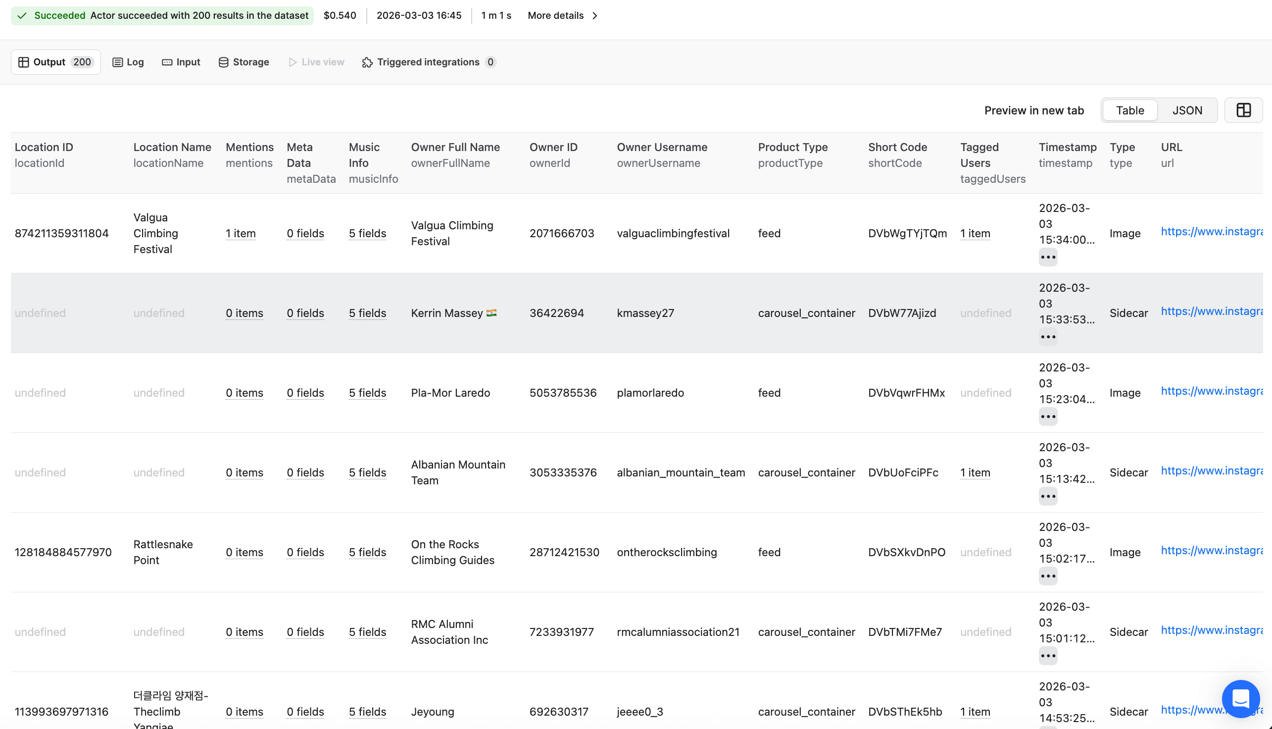 Step 5. Click Start ▶️ to run the web scraper