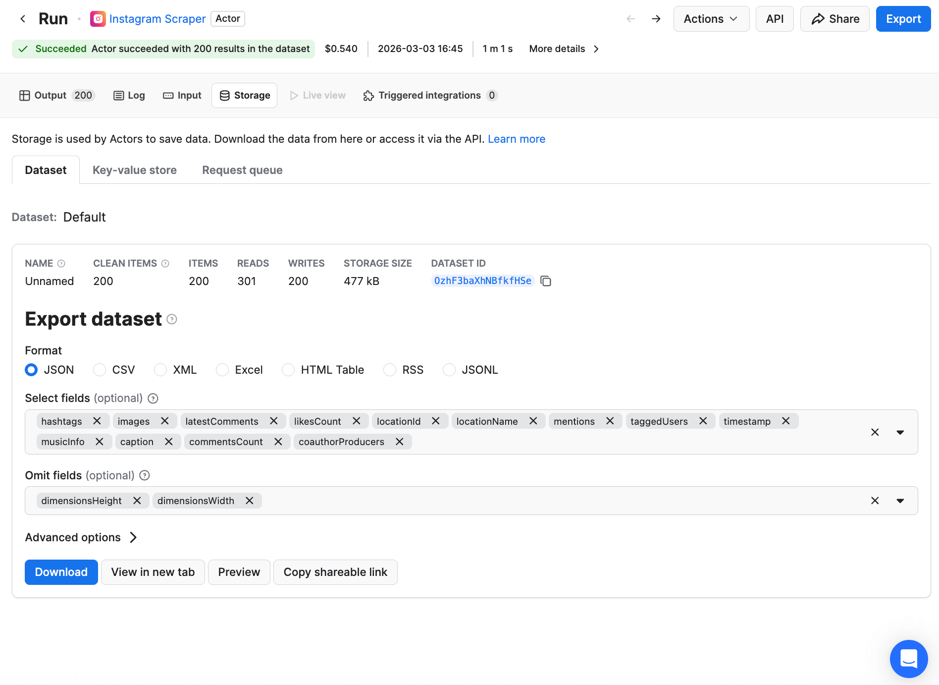 Step 6. Export your Instagram data