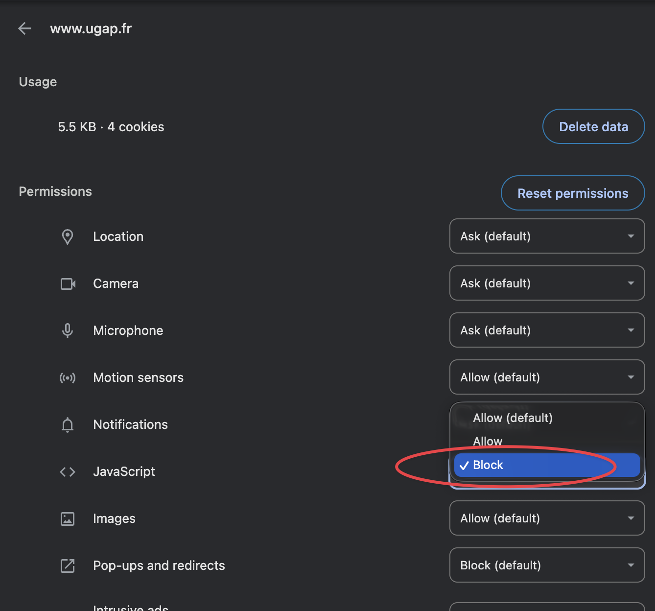 Test JavaScript in Chrome