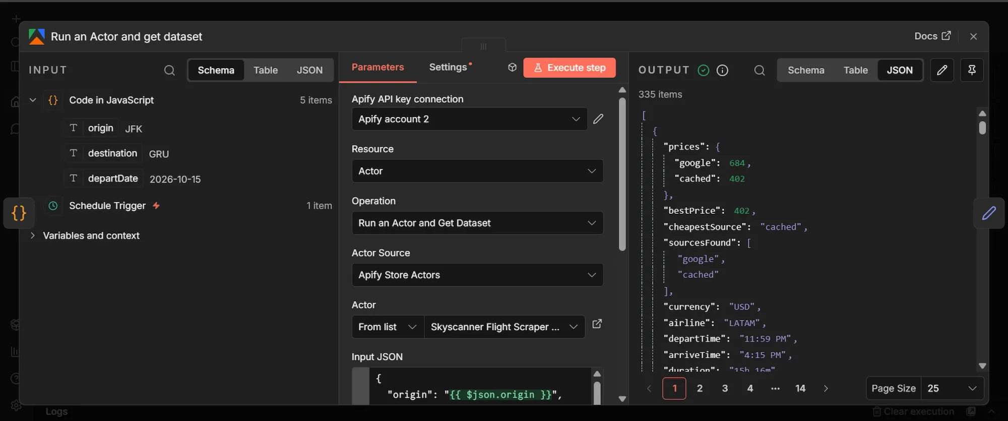 n8n Apify Reddit Actor node display