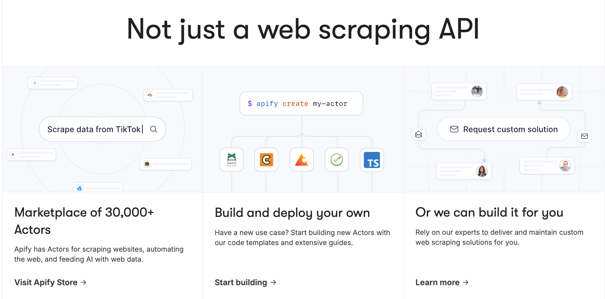 Apify: A comprehensive, flexible ecosystem, not just a web scraping API