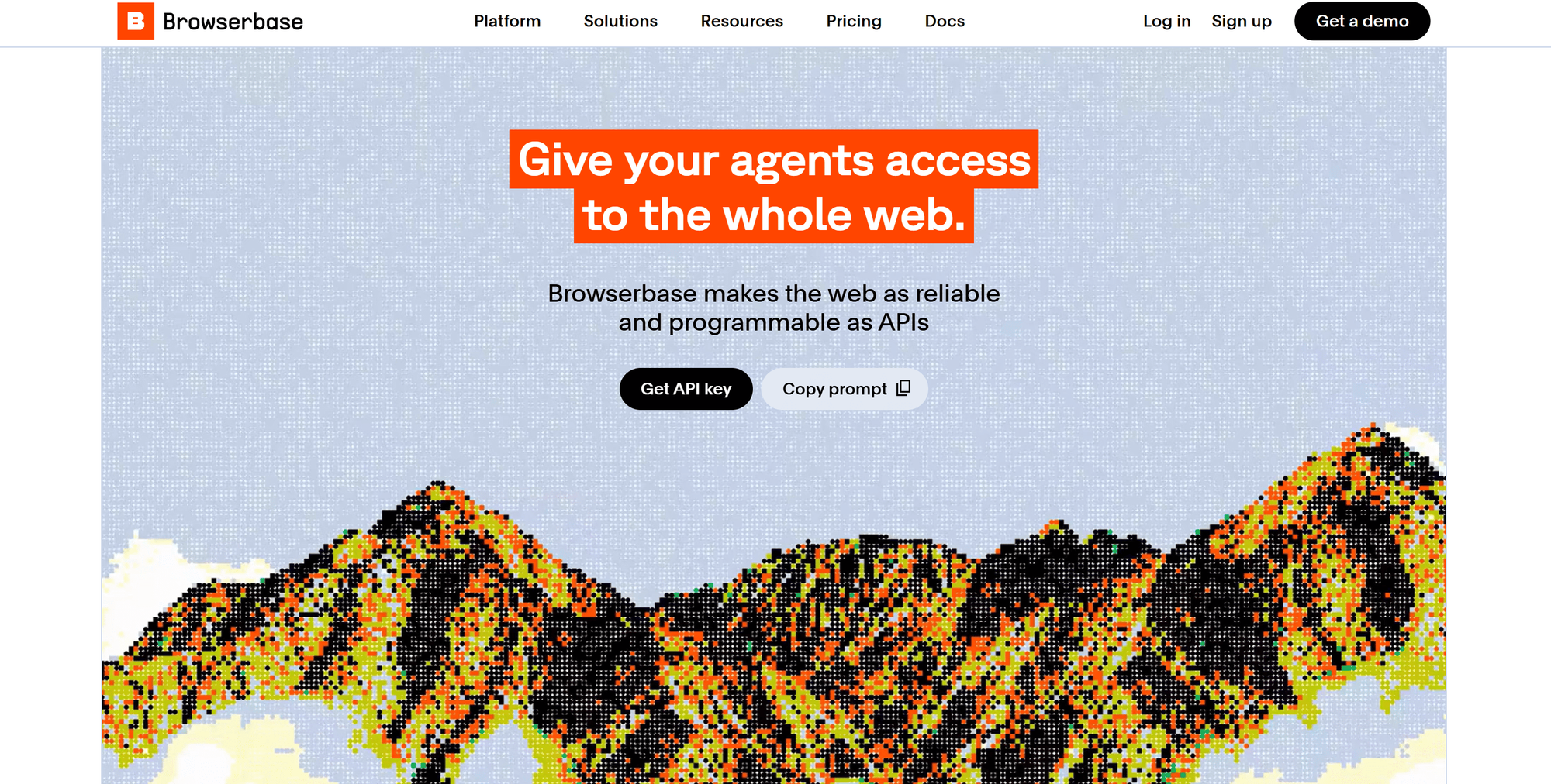 Browserbase home page