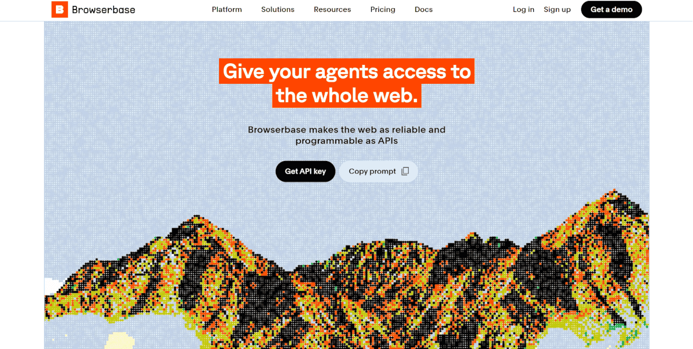 Browserbase homepage
