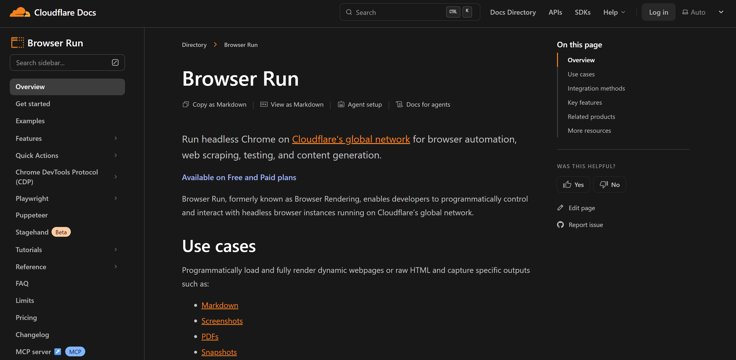 Cloudflare Browser Run