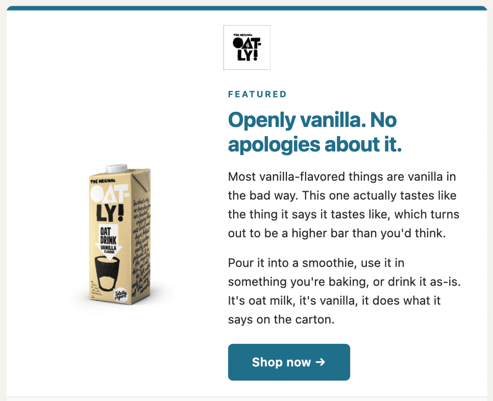 Example output of Apify's Klaviyo Email Campaign Drafter
