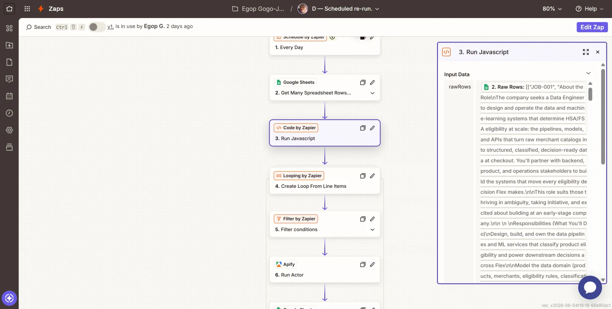 Zap d Code by Zapier step image