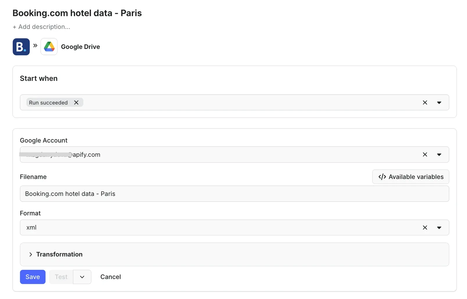 Google Drive integration