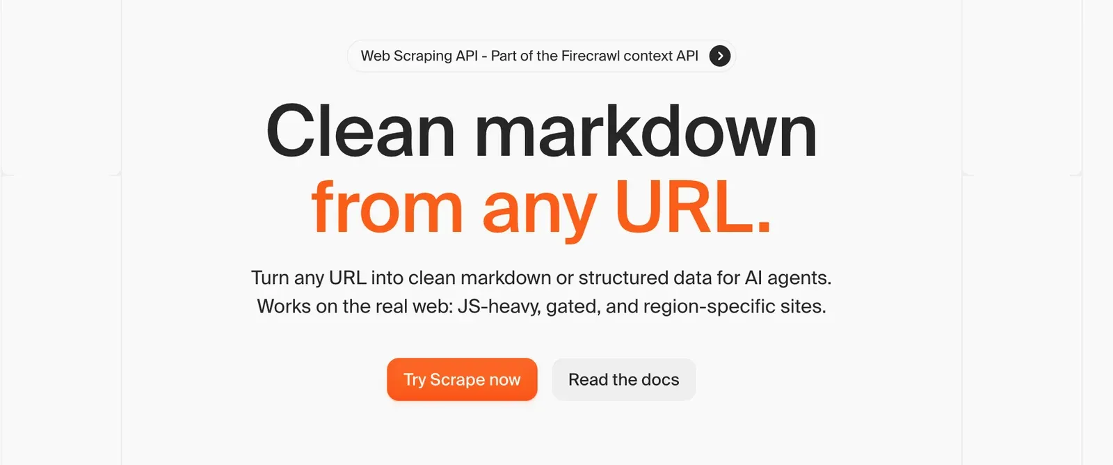 Firecrawl context API