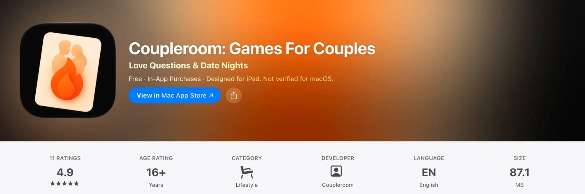 Coupleroom: Games For Couples on the App Store