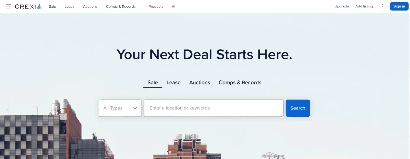 Crexi commercial real estate marketplace