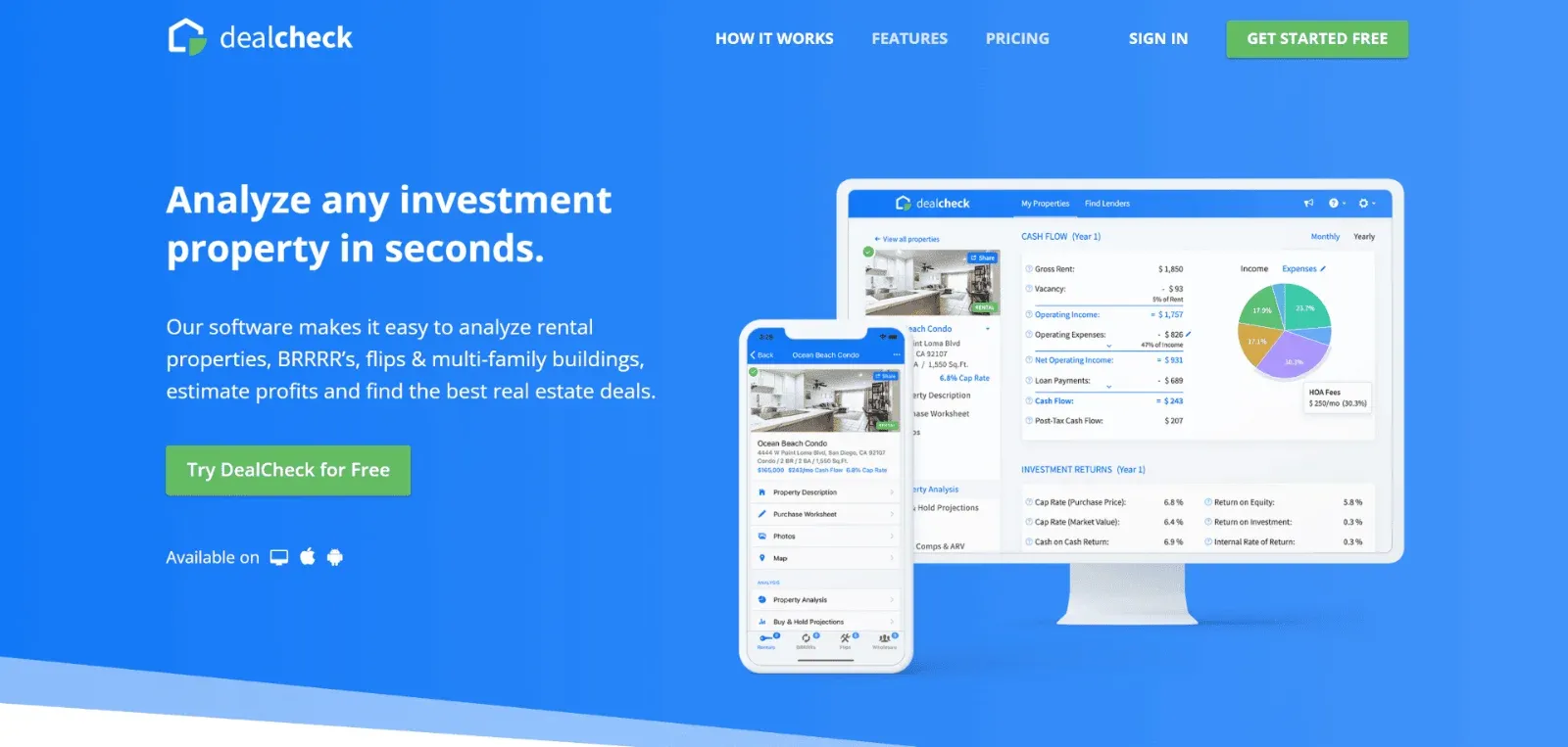 DealCheck property analysis tool