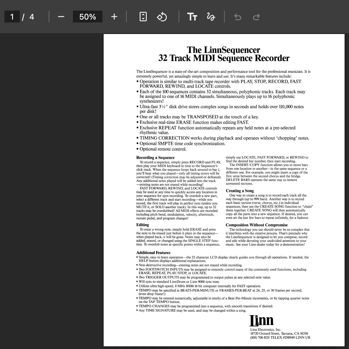 Scanned PDF page where select-all highlights no text