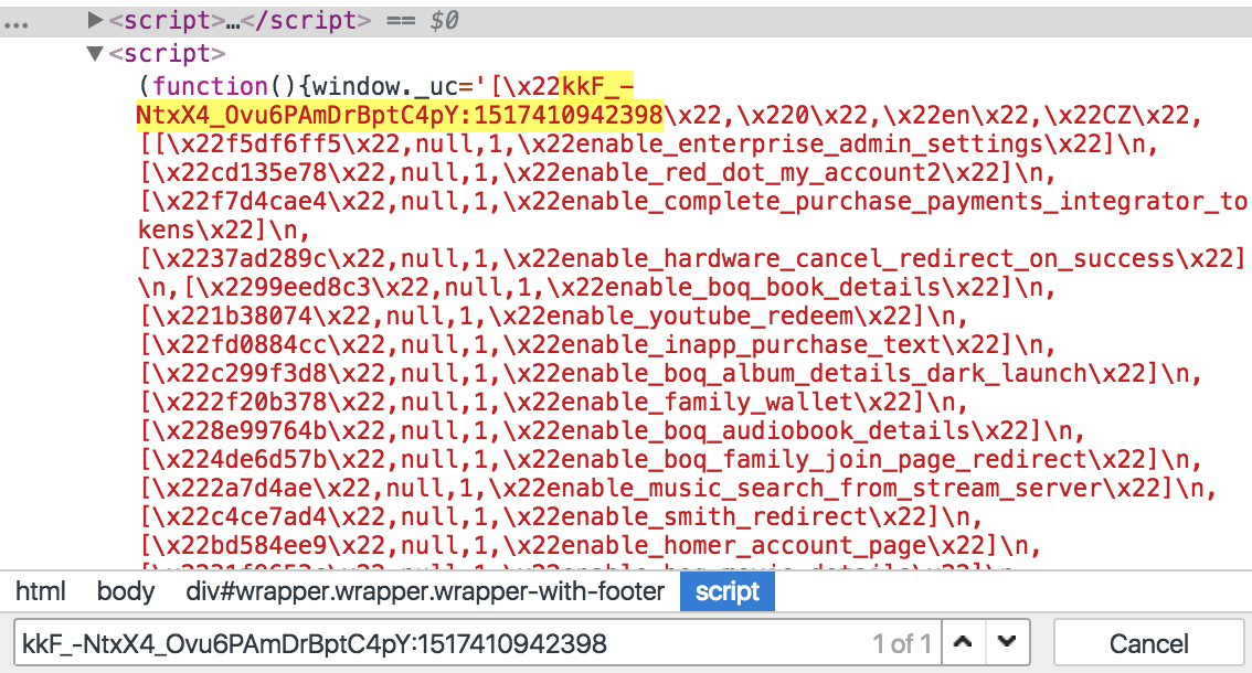 Utlizing the developer tools on the browser.