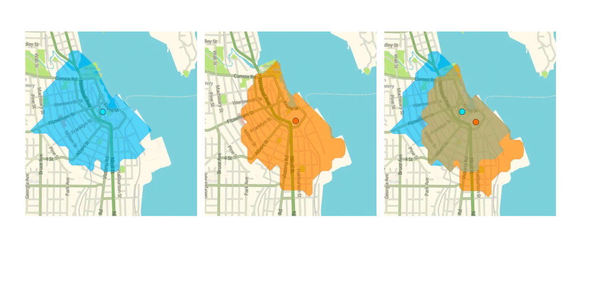 How to build a 15-minute city: a question answered by map data