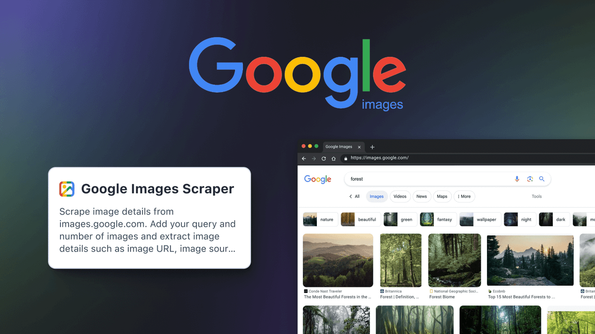 How to scrape Google Images
