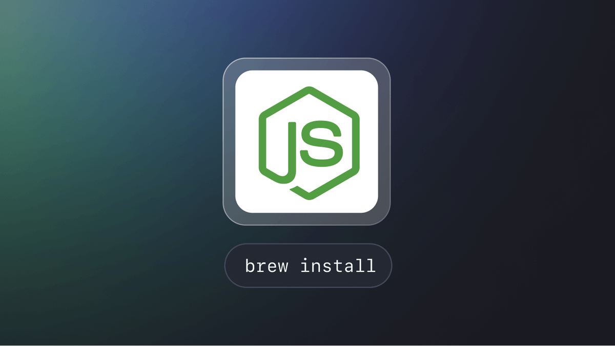 How to install Node.js the right way