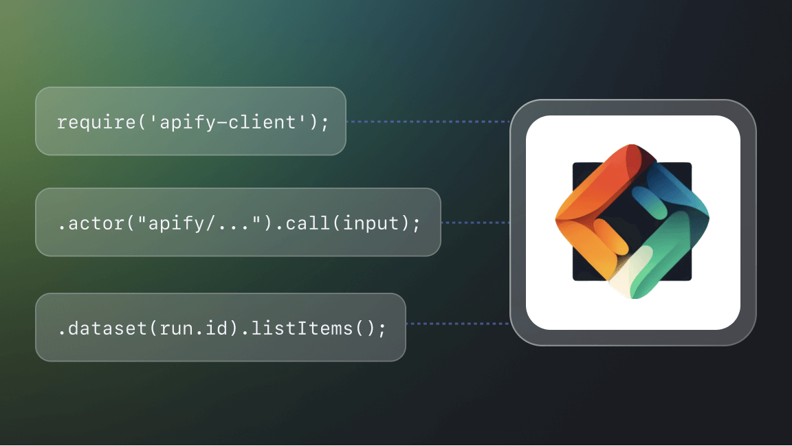 LLM web scraping: illustration showing code snippets from using website content crawler