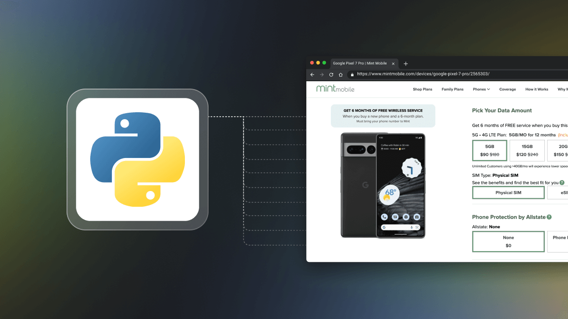 Scraping JavaScript-rendered pages with Selenium and Python