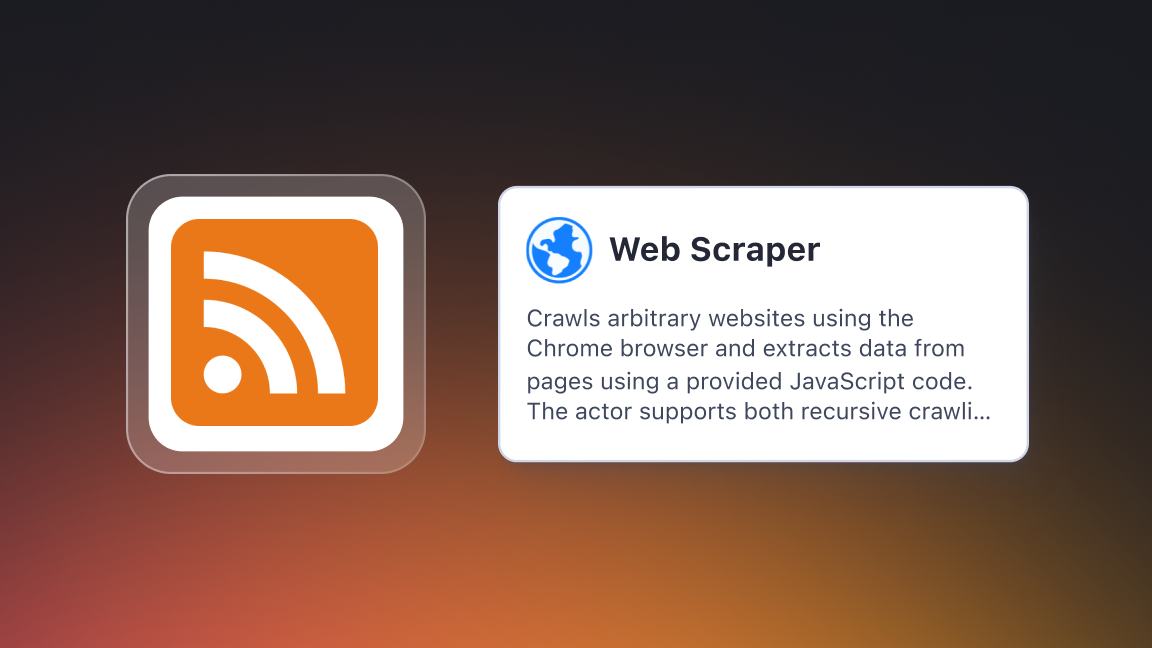 How to create an RSS feed from a website