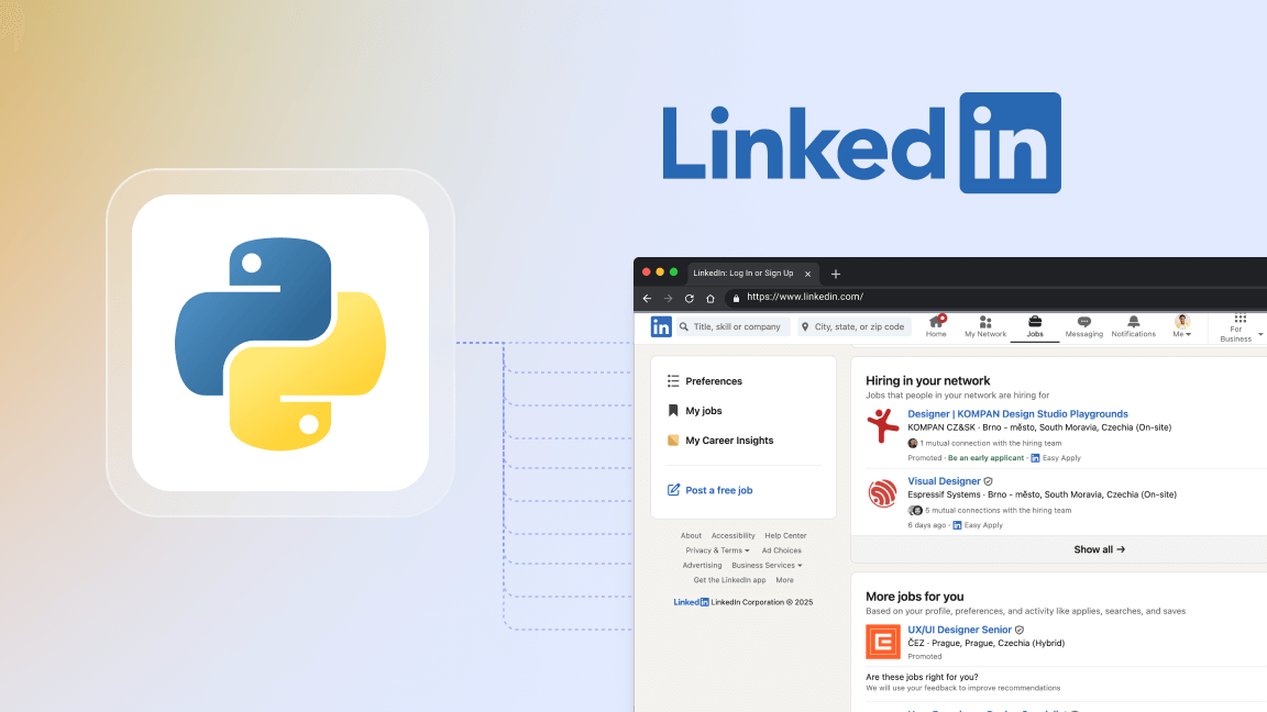 Scrape LinkedIn jobs with Python