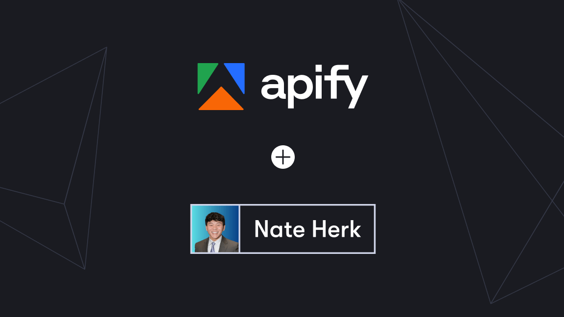 Apify and Nate Herk partner story