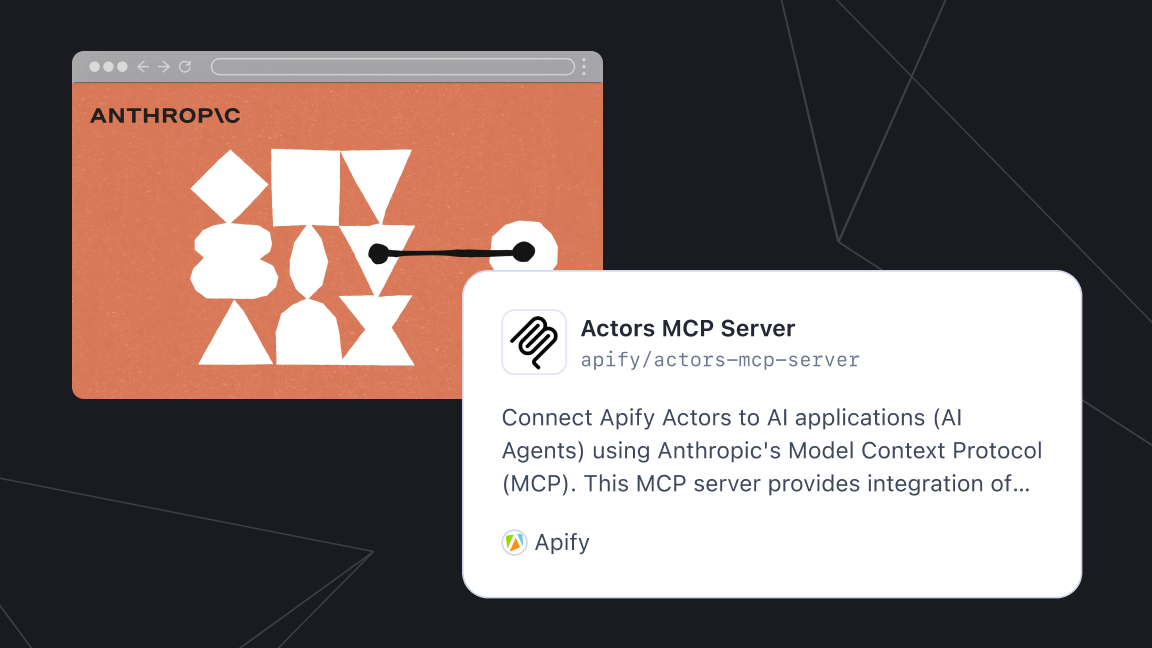 How to use MCP with Apify Actors