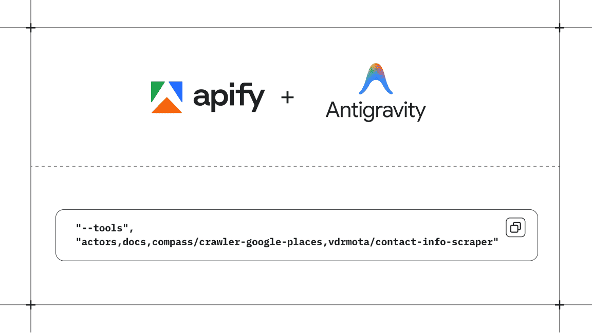 Lead generation with Apify MCP Server and Google Antigravity IDE