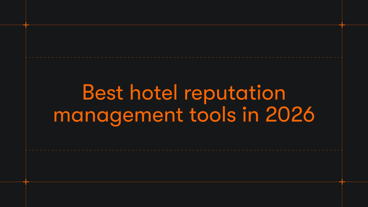 Best hotel reputation management tools in 2026
