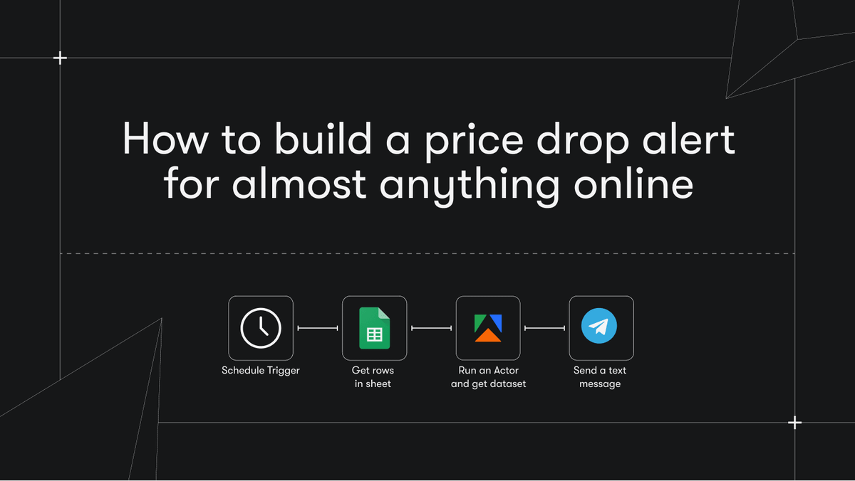 How to build a price drop alert for almost anything online