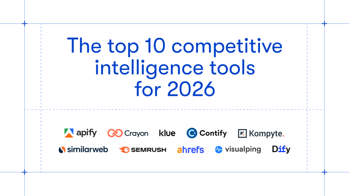 The top 10 competitive intelligence tools for 2026