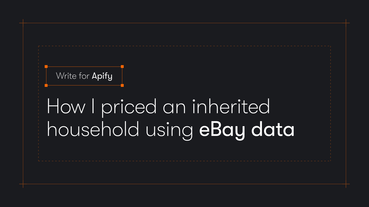 How I priced an inherited household using eBay data