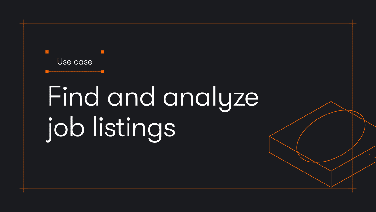Find and analyse job listings