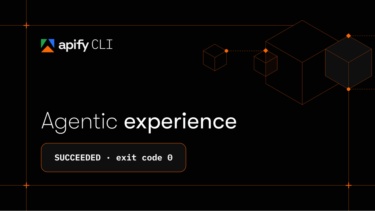Apify CLI 1.7.0: built for AI agents that mess up