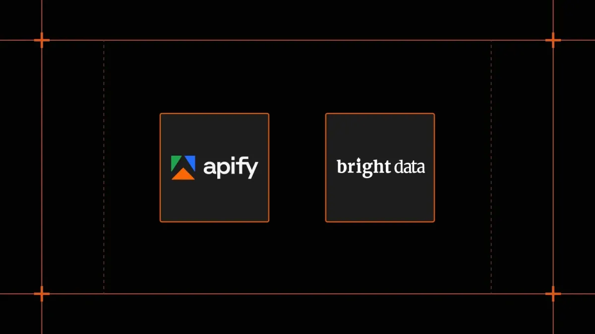 Apify and Bright Data logos side by side