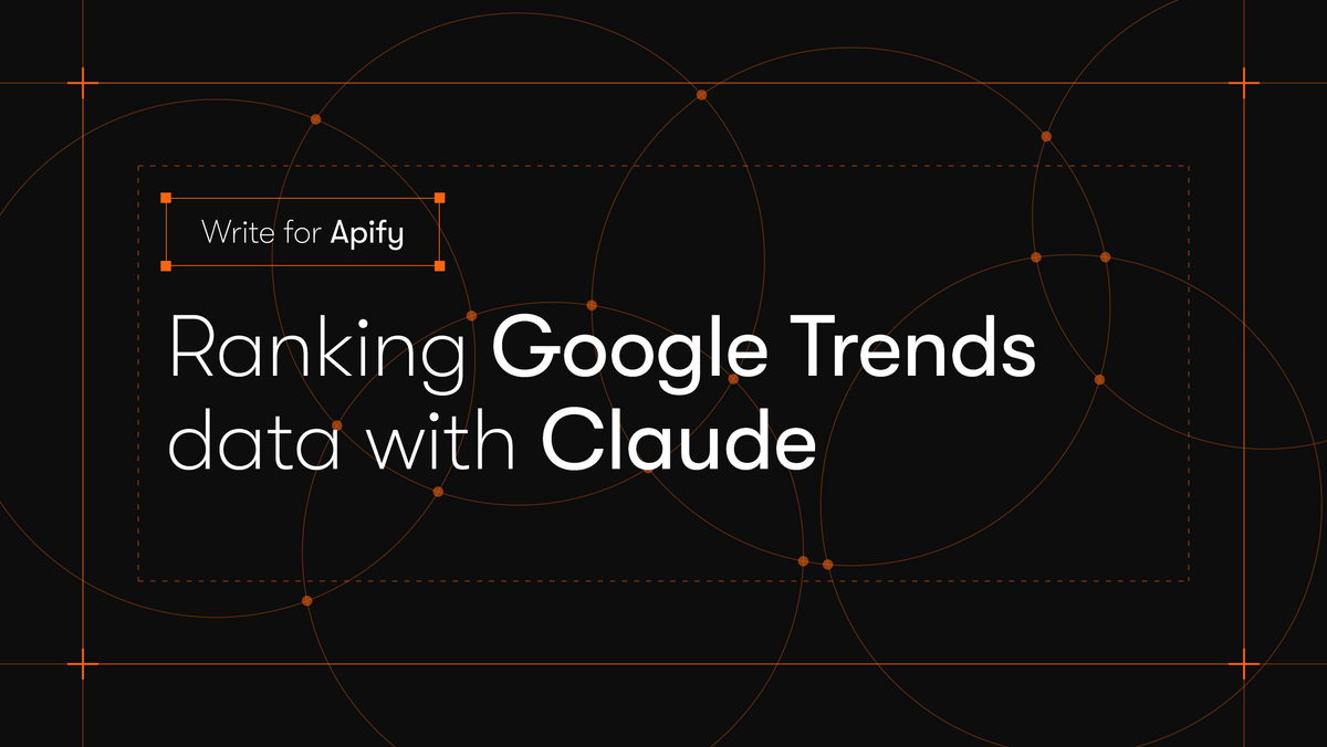 Ranking Google Trends data with Claude